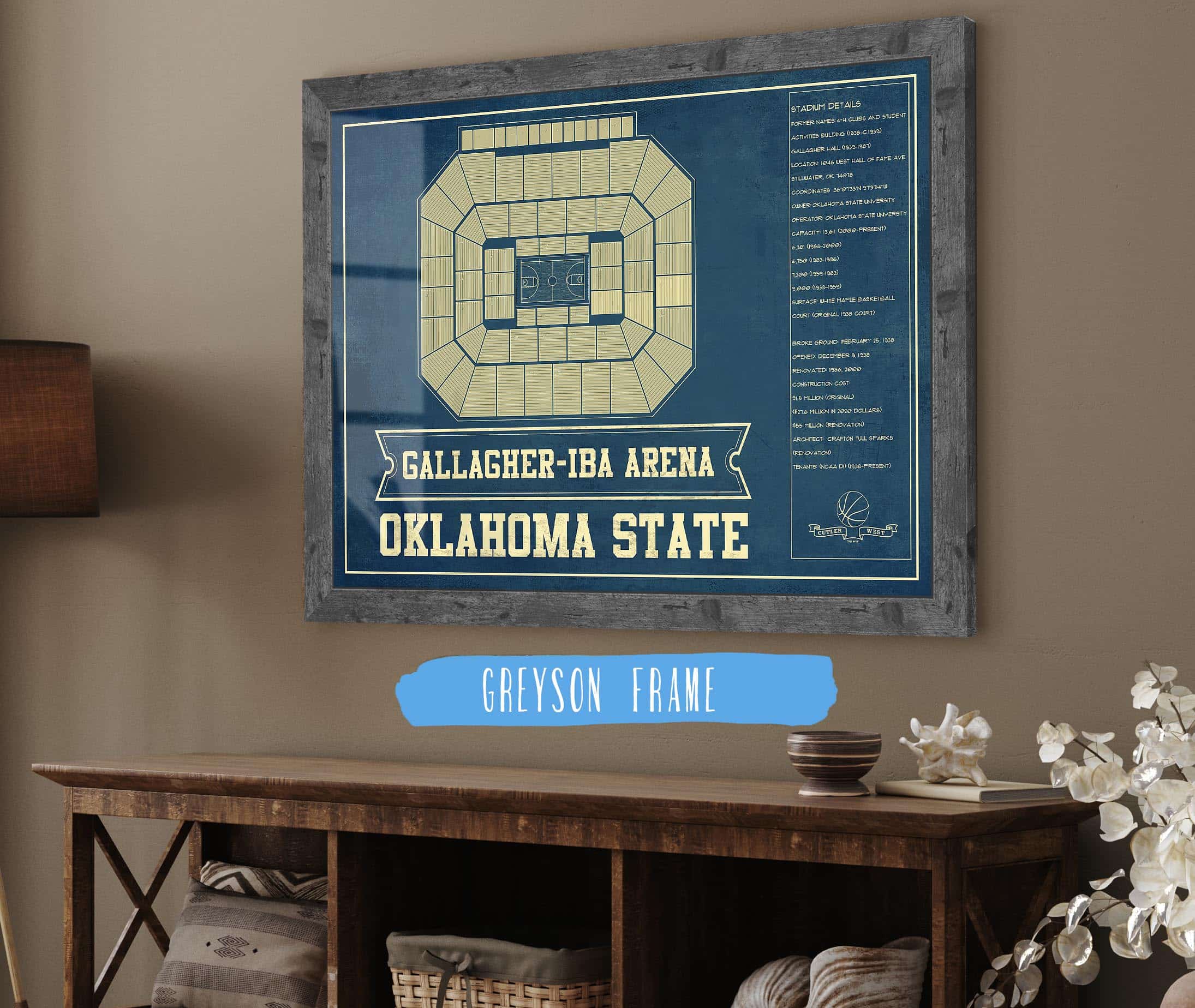 Oklahoma State University Cowboys GallagherIba Arena Seating Chart