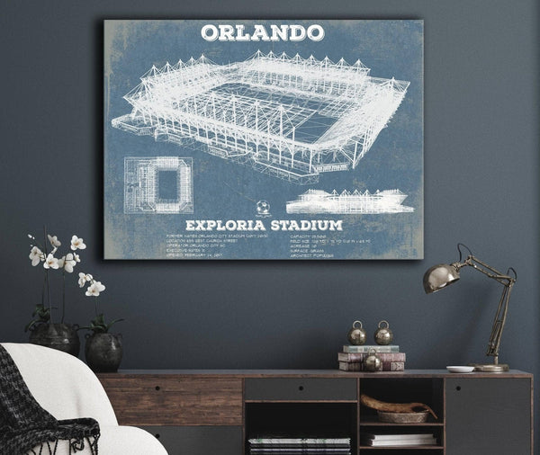 Cutler West Orlando City Soccer Club - Exploria Stadium Soccer Print