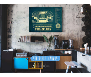 Cutler West Philadelphia Eagles Lincoln Financial Field - Vintage Football Print