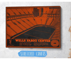 Cutler West Philadelphia Flyers Wells Fargo Center Philadelphia Seating Chart Vintage Hockey Print