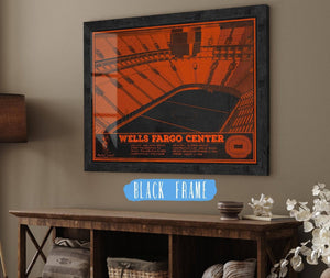 Cutler West Philadelphia Flyers Wells Fargo Center Philadelphia Seating Chart Vintage Hockey Print