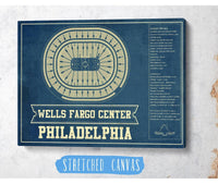 Cutler West Philadelphia Flyers Wells Fargo Center Philadelphia Seating Chart - Vintage Hockey Team Color Print