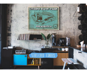 Cutler West Philadelphia Phillies - Citizens Bank Park - Vintage Baseball Print