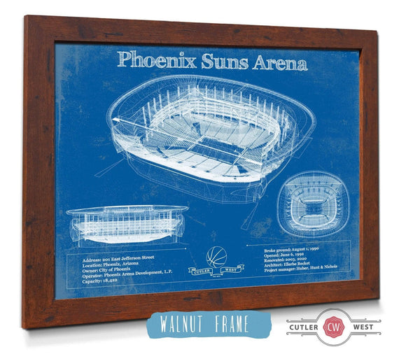 Cutler West Phoenix Suns - Vintage Phoenix Suns Arena NBA Print