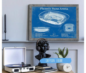 Cutler West Phoenix Suns - Vintage Phoenix Suns Arena NBA Print