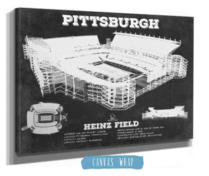 Cutler West Pittsburgh Steelers Stadium Art - Heinz Field - Vintage Football Print