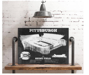 Cutler West Pittsburgh Steelers Stadium Art - Heinz Field - Vintage Football Print