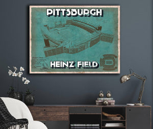 Cutler West Pittsburgh Steelers Stadium - Heinz Field - Vintage Football Print