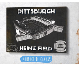 Cutler West Pittsburgh Steelers Stadium Heinz Field - Vintage Football Print