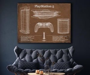 Cutler West Playstation 5 Blueprint Original Wall Art