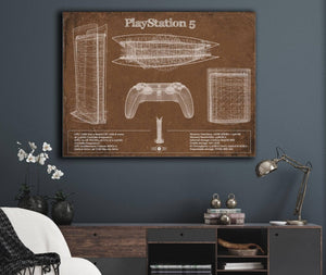 Cutler West Playstation 5 Blueprint Original Wall Art