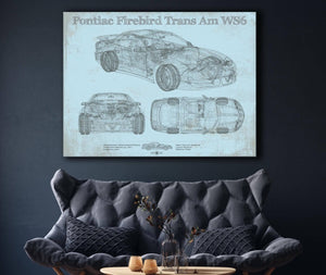 Cutler West Pontiac Firebird Trans Am WS6 Vintage Auto Print