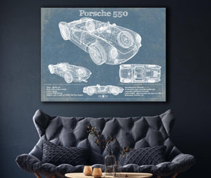Cutler West Porsche 550 Vintage Sports Car Print