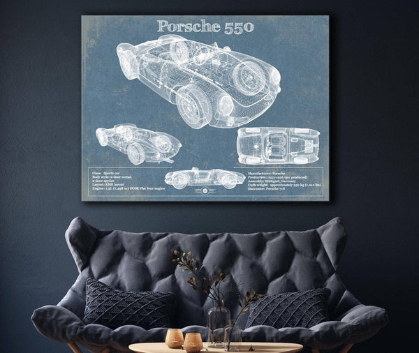 Cutler West Porsche 550 Vintage Sports Car Print