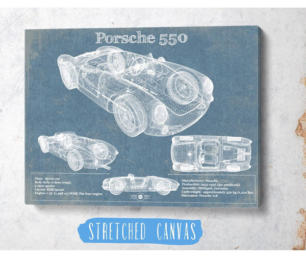 Cutler West Porsche 550 Vintage Sports Car Print