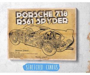 Cutler West Porsche 718 Spyder Racing Sports Car Print
