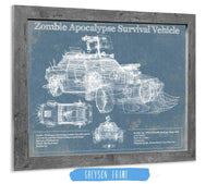 Cutler West Zombie Apocalypse Survival Vehicle Original Patent Print