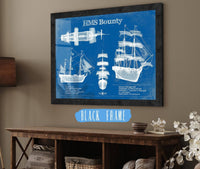 Cutler West HM Armed Vessel Bounty Blueprint Original Wall Art