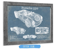 Cutler West Porsche Collection 14" x 11" / Greyson Frame Porsche 550 Vintage Sports Car Print 833447901_68758