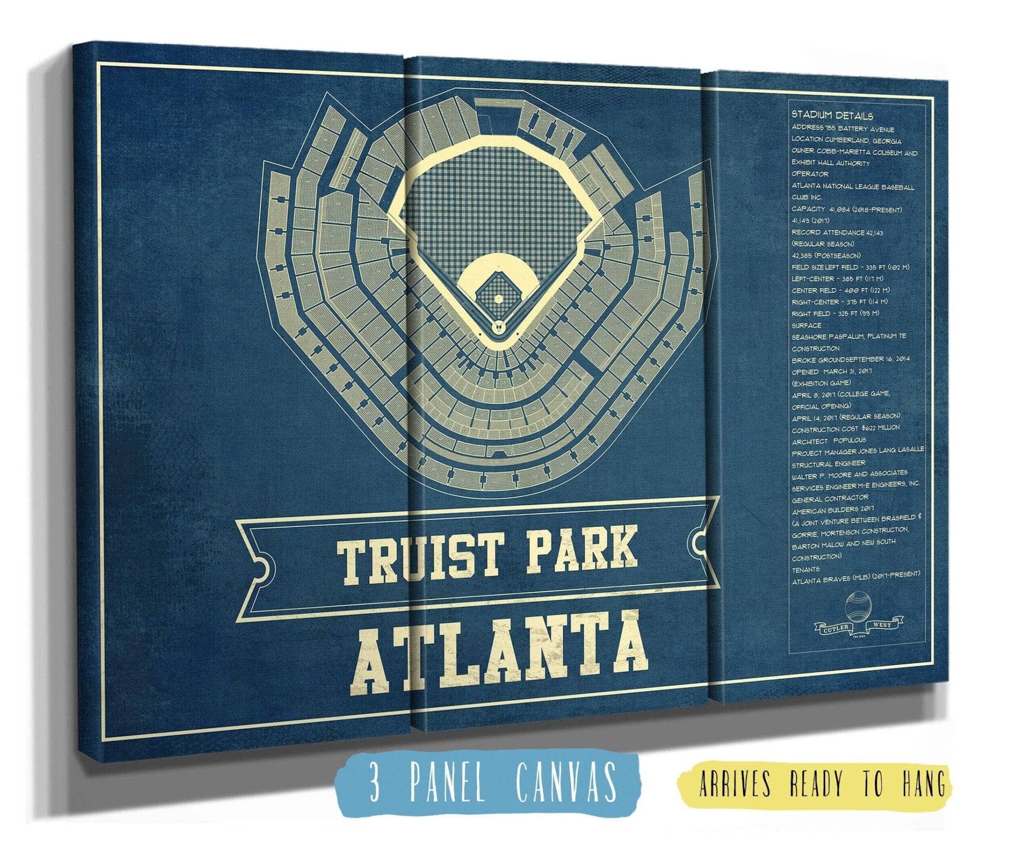 Atlanta Braves Truist Park Baseball Stadium - PlatinumTE Paspalum