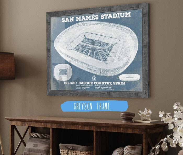 Cutler West Athletic Bilbao - San Mamés Stadium Soccer Print