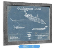 Cutler West Gulfstream G600 Jet Vintage Aviation Blueprint