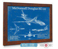 Cutler West McDonnell Douglas KC-10 Extender Aircraft Blueprint Original Military Wall Art