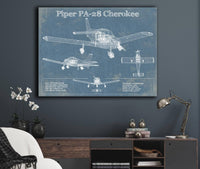 Cutler West Piper PA-28 Cherokee Original Blueprint Art