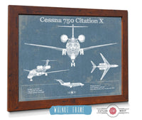 Cutler West Cessna Collection Cessna 750 Citation X Original Blueprint Art