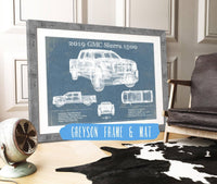 Cutler West Ford Collection 2019 GMC Sierra 1500 Vintage Blueprint Auto Print