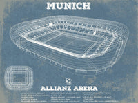 Cutler West Soccer Collection 14" x 11" / Unframed Bayern Munich FC Vintage Allianz Arena Soccer Print 736980126_50585