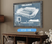 Cutler West Soccer Collection 14" x 11" / Greyson Frame Orlando City Soccer Club - Exploria Stadium Soccer Print 833447906_69840