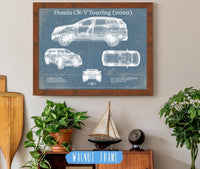 Cutler West Honda CR-V Touring (2020) Vintage Blueprint Auto Print