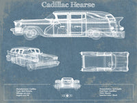 Cutler West Cadillac Collection Cadillac Hearse Vintage Blueprint Auto Print