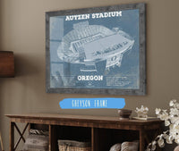 Cutler West College Football Collection 14" x 11" / Greyson Frame Vintage Autzen Stadium - Oregon Ducks Football Print 704763872-14"-x-11"35808