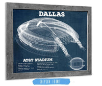 Cutler West Pro Football Collection 14" x 11" / Greyson Frame Dallas Cowboys - AT&T Stadium - Vintage Football Print 667011899-TOP