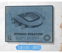 Cutler West Soccer Collection Manchester City FC- Etihad Stadium Soccer Print