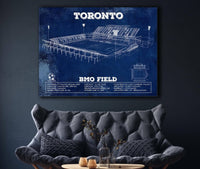 Cutler West Toronto F.C. - BMO Field Vintage MLS Soccer Print