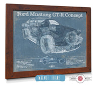 Cutler West Ford Collection 14" x 11" / Walnut Frame Ford Mustang GT-R Concept Race Car Print 787605402_21829