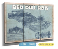Cutler West Vehicle Collection Red Bull RB15 2019 Blueprint Formula One Race Car Print