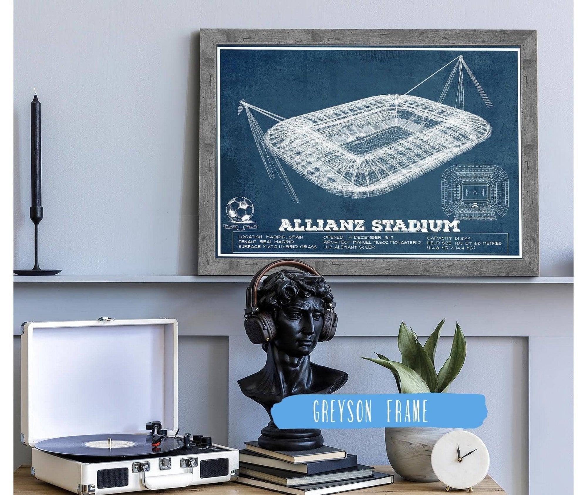 Cutler West Soccer Collection Juventus Football Club Allianz Stadium Stadium Soccer Print