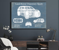 Cutler West Land Rover Collection Land Rover Discovery Sport Vintage Blueprint Auto Print