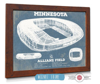 Cutler West Soccer Collection Minnesota United -  Vintage  Allianz Field MLS Soccer Print