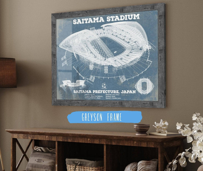 Cutler West Japan National Football Team Saitama Stadium Soccer Print