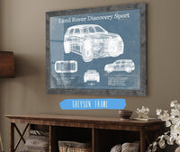 Cutler West Land Rover Collection 14" x 11" / Greyson Frame Land Rover Discovery Sport Vintage Blueprint Auto Print 845000277_15837