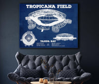 Cutler West Baseball Collection Tampa Bay Rays Tropicana Field Vintage Wall Art