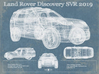 Cutler West Land Rover Collection 14" x 11" / Unframed Land Rover Defender SVX Blueprint Vintage Auto Patent Print 845000209_75441