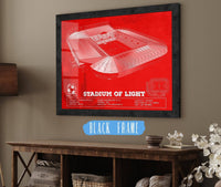 Cutler West Soccer Collection 14" x 11" / Black Frame Sunderland AFC Stadium Of Light Soccer Team Color Print 933350142_26975