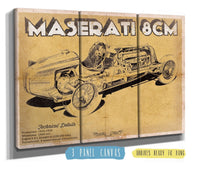 Cutler West Maserati 8CM Racing Sports Car Print