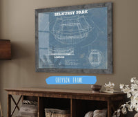 Cutler West Selhurst Park Stadium A New Crystal Palace Blueprint Vintage Soccer Print